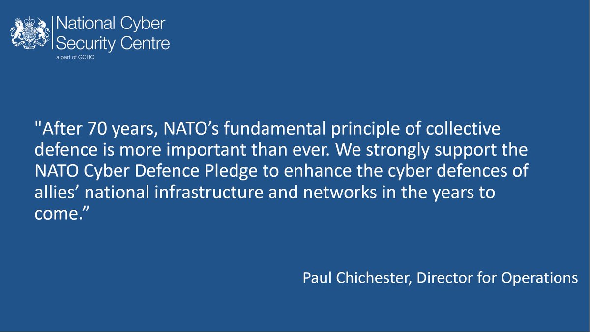 NCSC's tweet photo. Today we're proud to be celebrating a very important alliance, @NATO's 70th anniversary!🎉 https://t.co/1l1Y19L68U