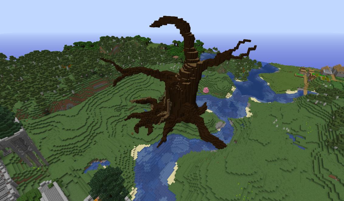 ハイカラ つ W ゆ בטוויטר カーペットも敷き終わった昨夜ひとまずの完成としました まだまだ納得行ってないので改良していくと思うけど 花見ができるくらいにはなったと思います これにて私の マインクラフト 桜の巨木 作業経過 おわり マイクラ