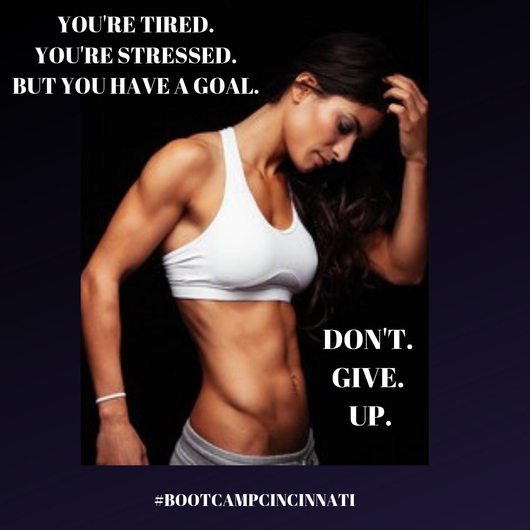 bootcampcincy's tweet photo. Sometimes we let the stress of life distract us from the goals we're striving for and end up making excuses for ourselves to neglect our responsibilities. But you have the power to change that. Exercise your power πͺπ½
#BootCampCincinnati #DontGiveUp #StayFocused #StayStrong https://t.co/7fFPnRpliP