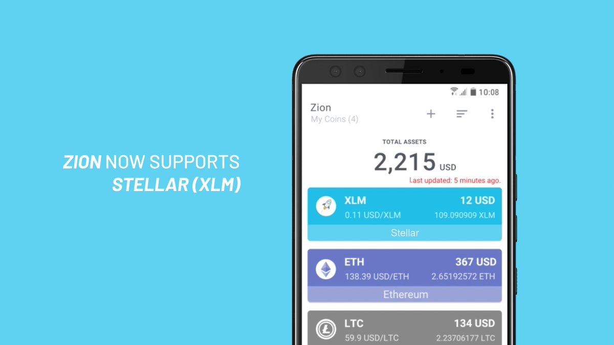 htcexodus's tweet photo. #ZIONVault now also supports the #Stellar network! Go $XLM #Lumens @StellarOrg https://t.co/1ncOdKZuYM