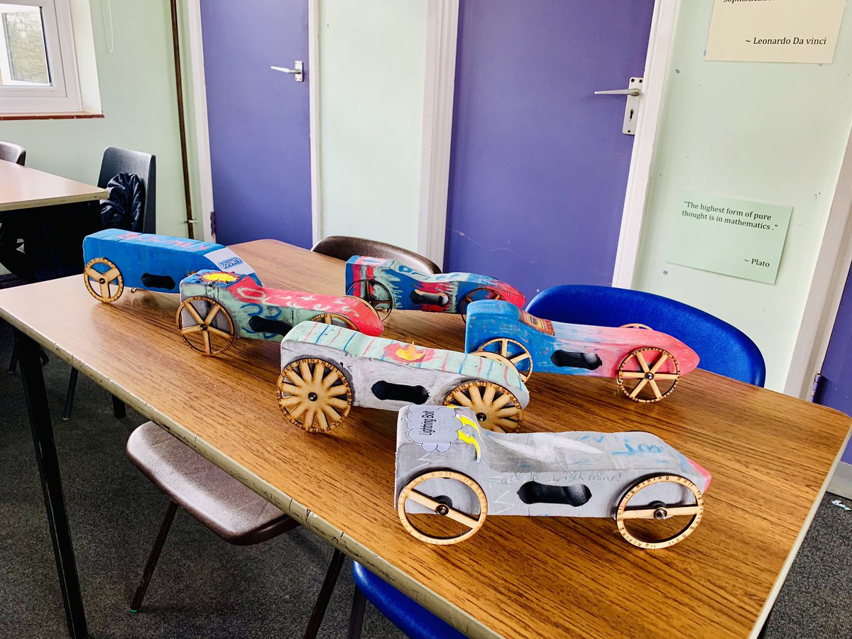 UckColl_Maths's tweet photo. Y7 STEAM Race For The Line Day

The Rocket cars before racing... 🚀 🚗 

#rocketcars #racefortheline #year7 https://t.co/sqvBhF6yPH