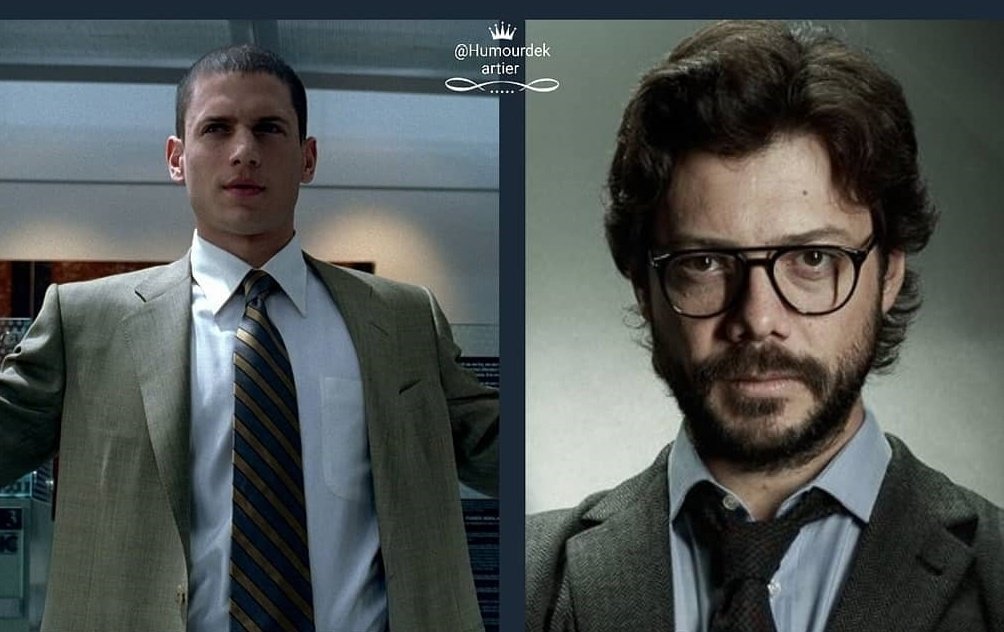 ouryqlf's tweet image. Mettons fin a ce debat 
 le plus intelligent des deux ?

-  Michael scofield ( Rt 🔃)
-  El Professor ( like ❤)