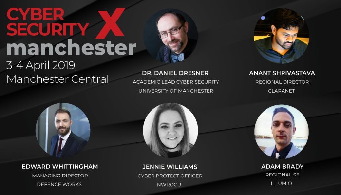 CyberSec_Events's tweet photo. Panel: Future of Cyber Security is taking place in the Keynote Theatre at 12:45. Hear from our panel of experts @OfficialUoM @illumio @claranet, @TheDefenceWorks @NWROCU https://t.co/PFsGeKKGqN #IPEXPOManchester #CyberSecManchester https://t.co/nbjxnYUG7r