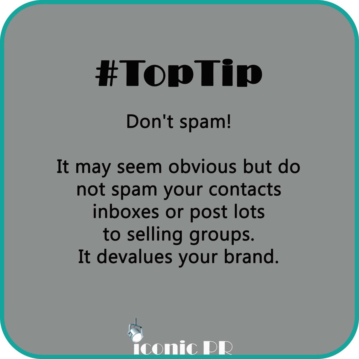 iconic_pr's tweet photo. #TopTip https://t.co/sswRq04524