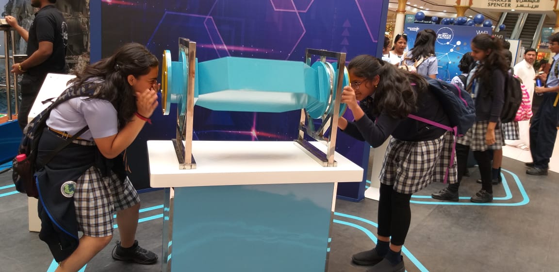 JssSchool's tweet image. Students of grade 8 visited 'science Factory' wafi mall, Dubai on 3rd and 4th April 2019.They had a great time experimenting and engaging themselves in the activities based on the science concepts. 
#ScienceFactory #Science #khda