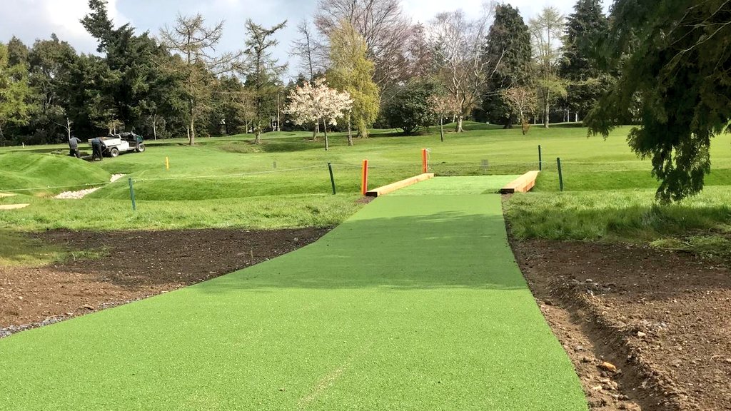 <a href="/FoxrockgolfClub/">Foxrock Golf Club</a> Dublin, Stream Base Complete &amp; New Paths getting surfaced, bunkers cored out, liner &amp; sand installed, project designed <a href="/KenKearneyGD/">Ken Kearney</a> , professional &amp; tidy work from <a href="/Sim000000n/">Simon Connaughton</a> &amp; <a href="/PaddyKe05462019/">Paddy Kelly</a> #DARGolfConstruction #turfimprovements