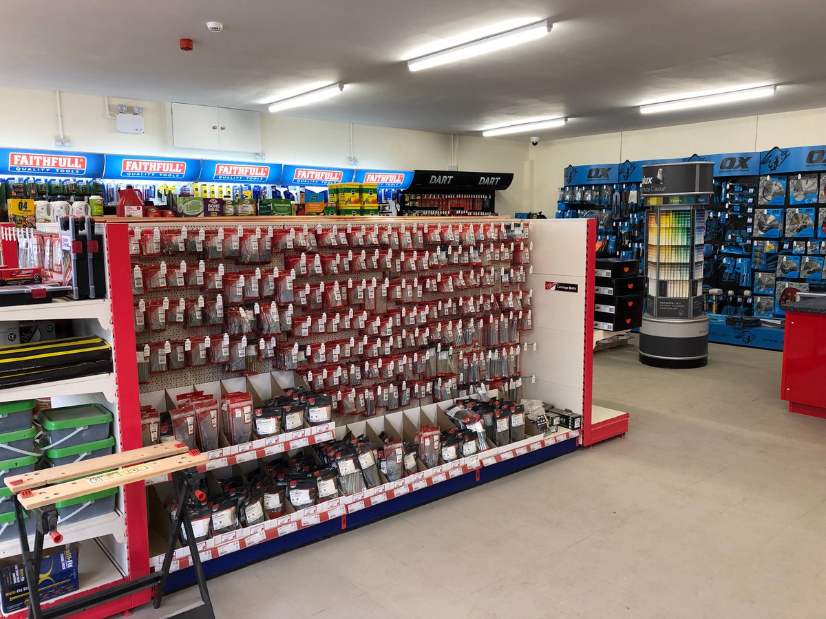 TGBUILDERSM's tweet photo. Our Wolverley, Kidderminster, branch has undergone a major refurbishment recently. We've doubled the size of the Showroom and now stock an even wider range of products. 
#DIY #Dulux #Paints #Wolverley #Kidderminster #Patios #Lansdscaping #Builders #Fencing #Timber #Aggregates https://t.co/ZaGUavysQb