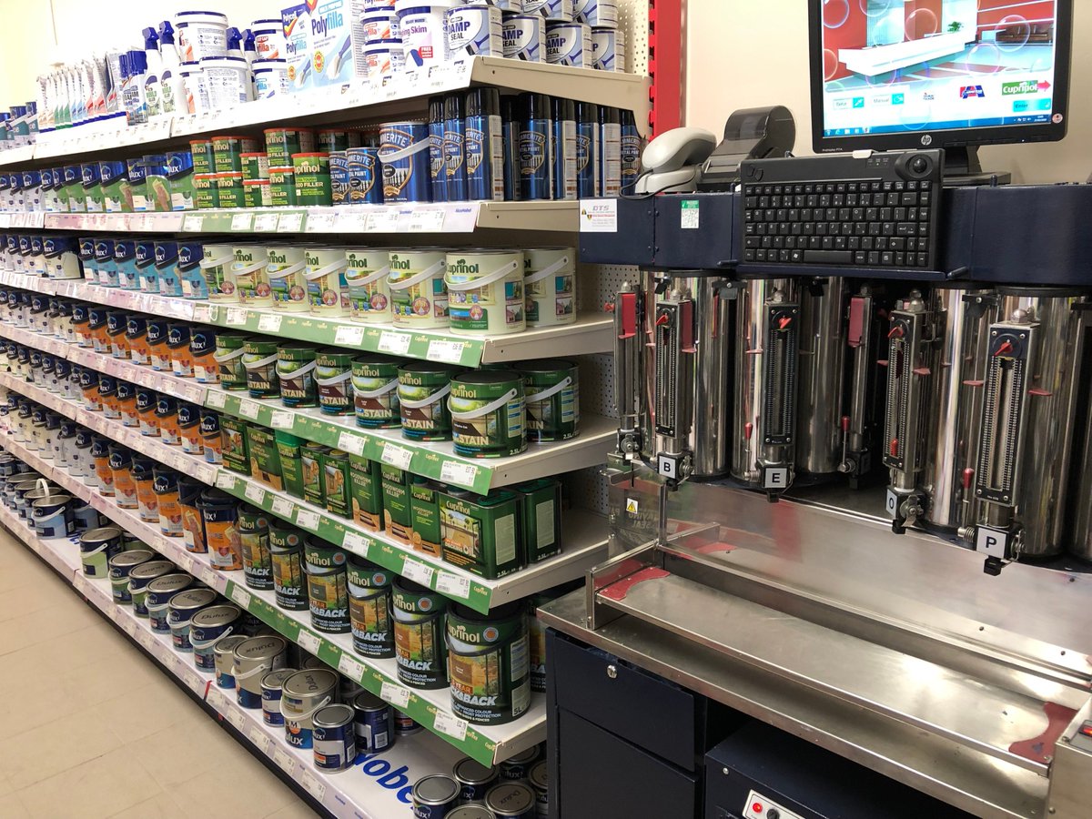 TGBUILDERSM's tweet photo. Our Wolverley, Kidderminster, branch has undergone a major refurbishment recently. We've doubled the size of the Showroom and now stock an even wider range of products. 
#DIY #Dulux #Paints #Wolverley #Kidderminster #Patios #Lansdscaping #Builders #Fencing #Timber #Aggregates https://t.co/ZaGUavysQb