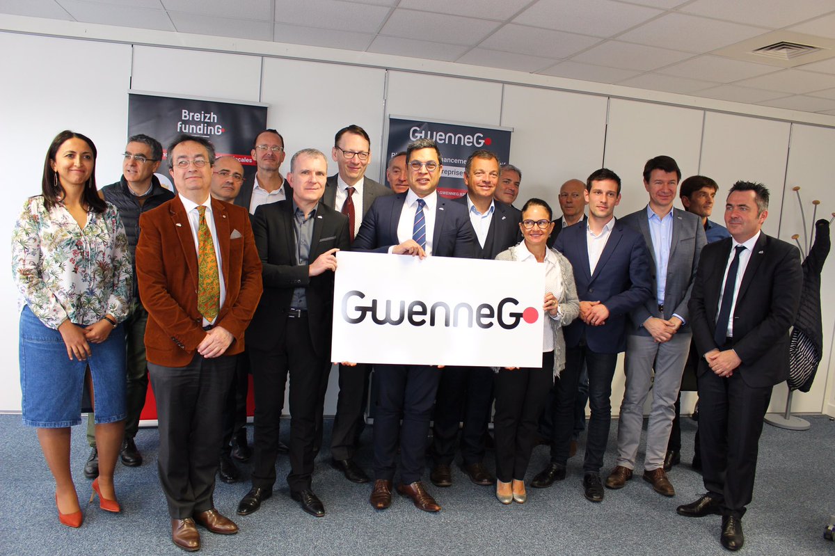 KEssemiani's tweet photo. Nouvelle étape pour @Gwenneg_bzh avec l’entrée au K de @BanqueDesTerr et des dirigeants bretons. Plus que jamais mobilisés pour le #développement éco en #bretagne https://t.co/50Zkla9c1C