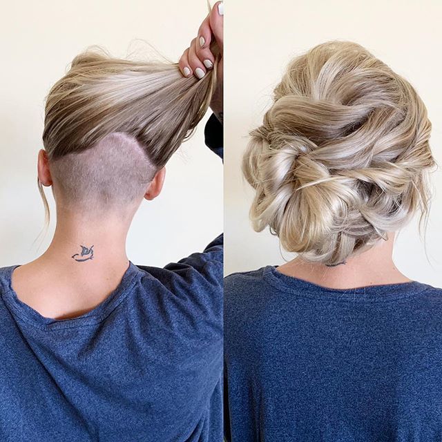 KellGraceDesign's tweet photo. Undercut UPDO! 😎☺️ No hair extensions or pieces added. Watch my previous post to see how it’s done! .
.
.
#kellgrace #updo #tutorial #hairtutorial #updotutorial #braid #braids #hairstyle #style #stylist #blondehair #longhairdontcare #hairup #hairtre… https://t.co/xCFhGEmgbz https://t.co/h2b4w2nqJV