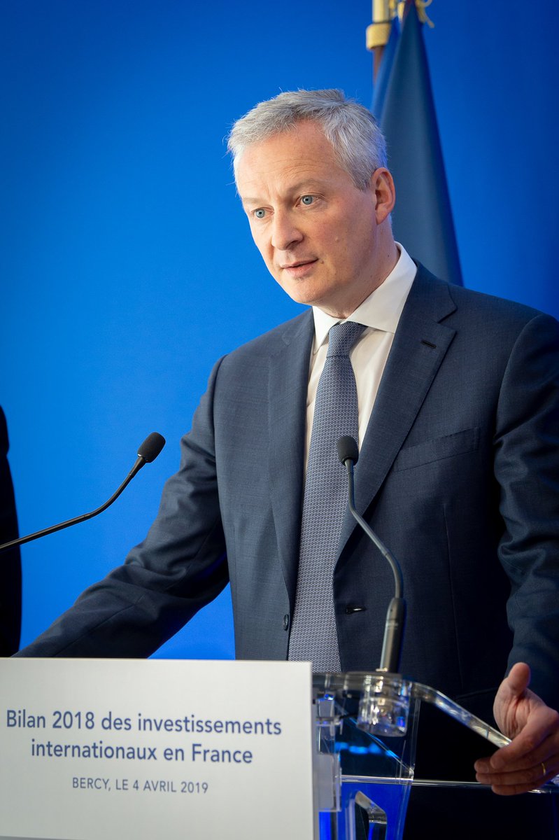 BrunoLeMaire's tweet photo. 420 nouvelles entreprises étrangères ont décidé en 2018 de faire confiance à la France pour y développer leurs activités. 80 entreprises ont choisi la France comme leur première implantation en Europe 🇫🇷#ChooseFrance #AnnuelReportBF https://t.co/NOph1m7S2H