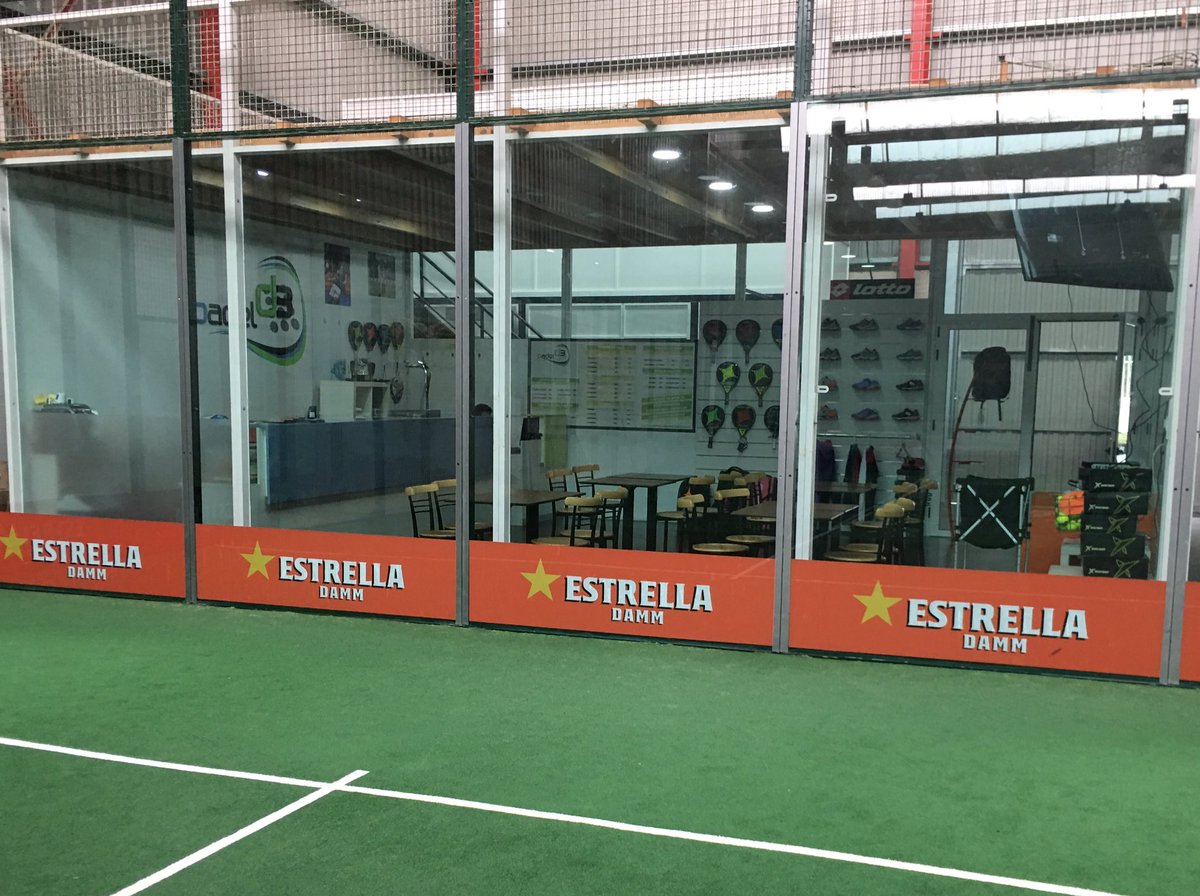 Nueva imagen de nuestra pista <a href="/estrelladamm/">Estrella Damm</a> 
Pásate por el club y pruébala!!!
