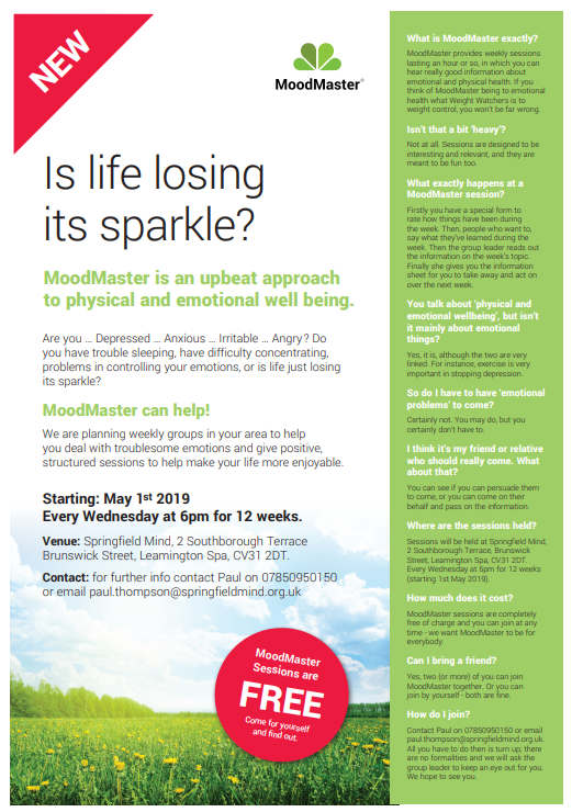 worcsmind's tweet photo. #moodmaster #leamingtonspa #mentalhealth https://t.co/Wr34YEK1Wf