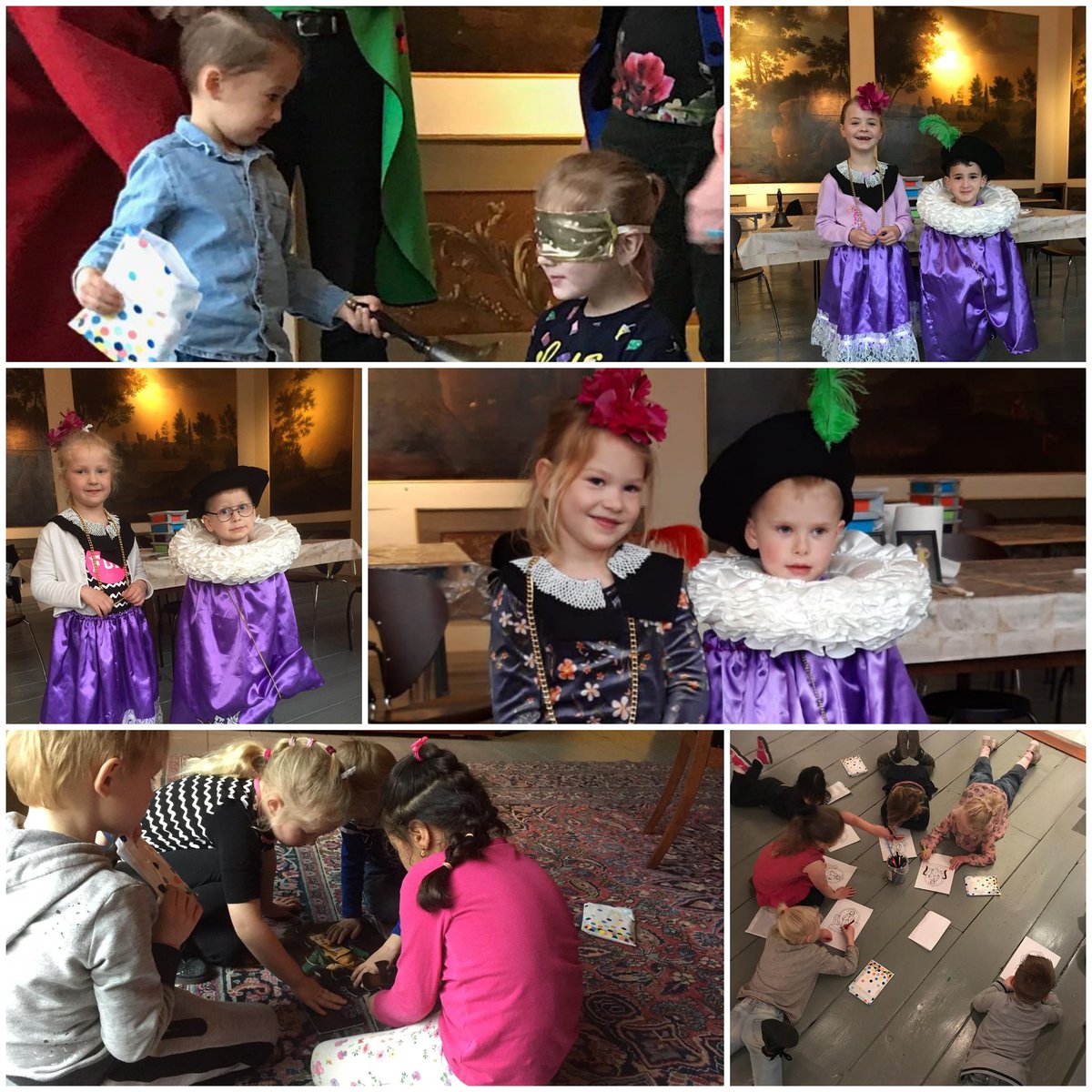 Groep 1 en 2 is vanmorgen naar het Museum Martena geweest.