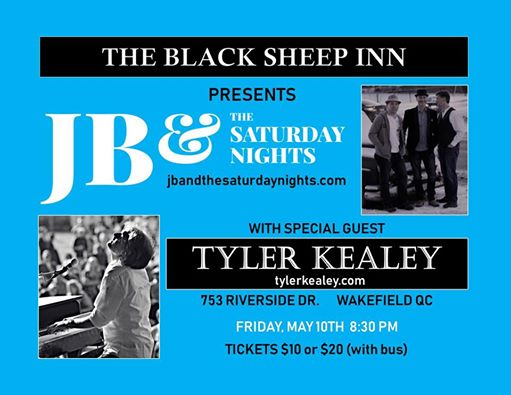 Tickets are now on sale for our GIG at the Black Sheep Inn, Fri May 10. theblacksheepinn.com/ordertickets.a……
 AND we’re arranging for a bus from downtown (details to follow)...
Ottawa for those of you who want a ride. Love to see you all out there.. what a
magical place to perform.