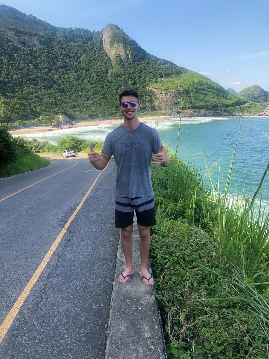 The <a href="/LondonMarathon/">TCS London Marathon</a> is just 24 days away and our runner James is preparing by taking his training to Brazil! 

James is running for <a href="/TheFavelaFndn/">The Favela Foundation</a> after being inspired by his time in the favelas of Rio. You can support his cause here - uk.virginmoneygiving.com/JamesHoughton5 #londonmarathon