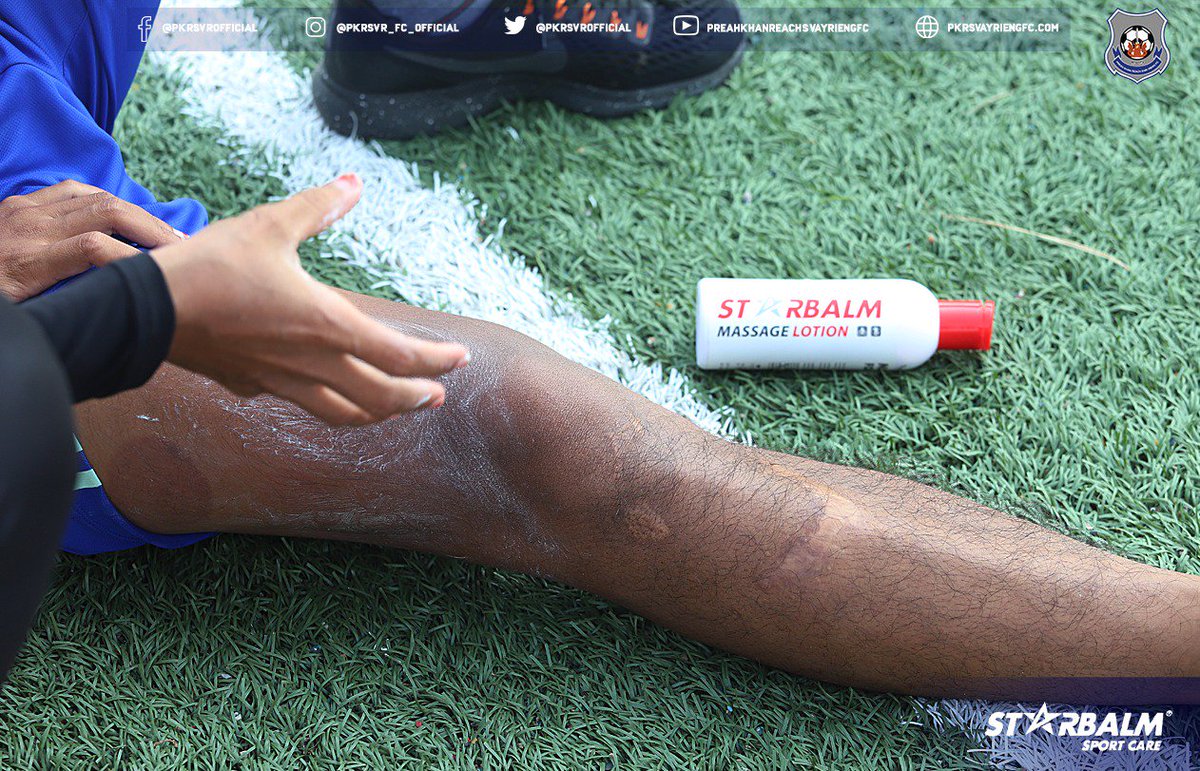 Treatment of our players with products from our sponsor Starbalm results in release of pain and faster recovery 👍🤝💪