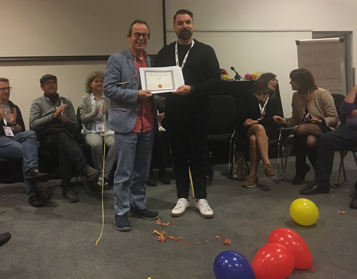 #lamsig2019 Lamsig win Fairlist award for their 2018 joint PCE with TDSig.