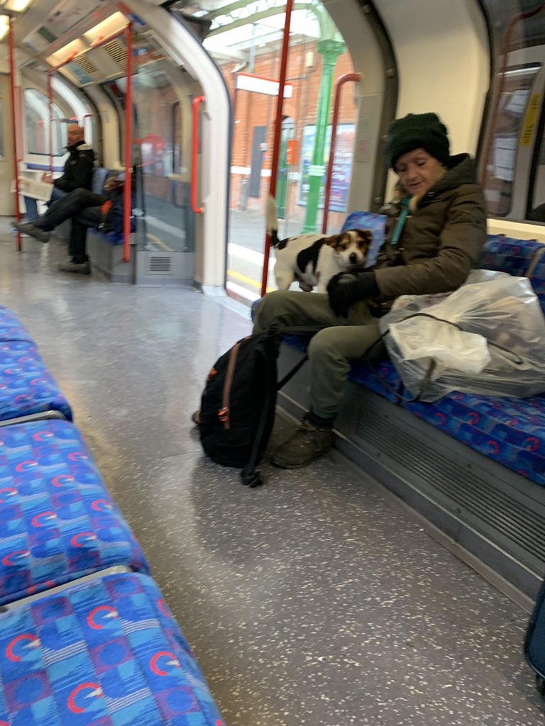 AM2PM24's tweet photo. @BTPUnderground central line west bound emptying her jack with peoples belongings got off at Stratford https://t.co/S5i0O0DgAu