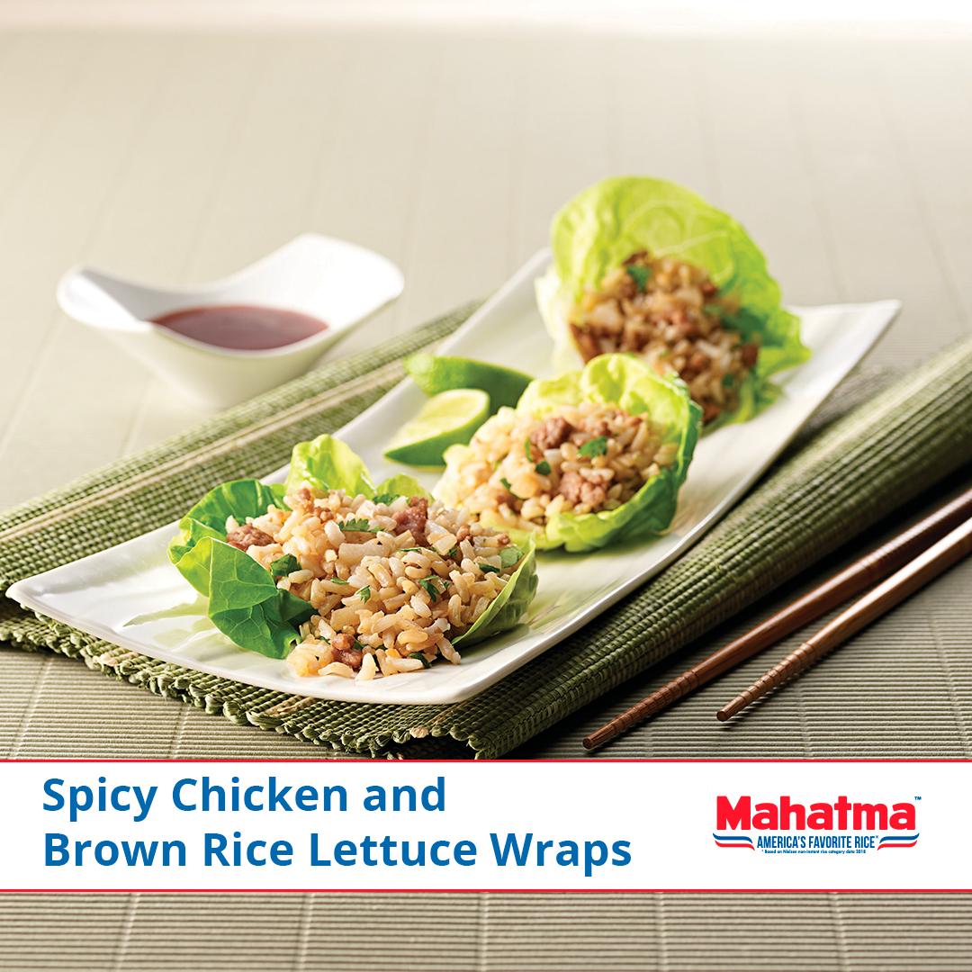 These Spicy Chicken and Brown Rice Lettuce Wraps are the ultimate #brunch dish, don’t you think? Check out the recipe: bit.ly/2HVlsEI