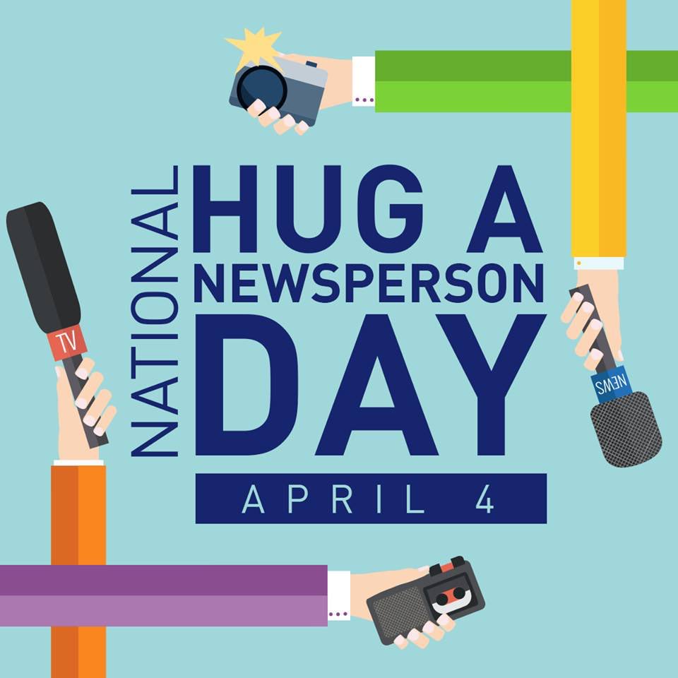 KrisAndersonTV's tweet photo. Yes it’s Thursday, but do you know what else it is? It’s National Hug a Newsperson Day! So if you see your favorite newsperson give them a hug...BUT make sure you ask first 😳😬 #NationalHugANewspersonDay https://t.co/Rvz5Zvy23z