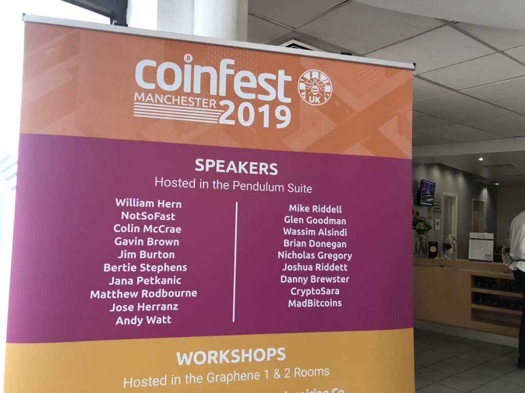 edgefundteam's tweet photo. Two of our team, @colinmccrae and @AndyWatt83 are speaking at #CoinFestUK today (2pm) and tomorrow (3pm). Come along and here about our platform - the conference is free! https://t.co/cO3UPLVfoO