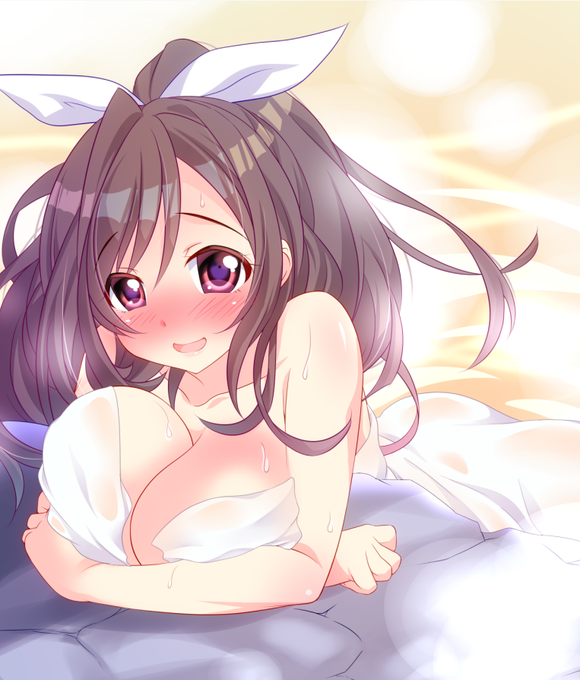 恋鐘ぇの不自然なバスタオル差分つくりました。不自然っていうな!全部出てる差分はFANBOX✌️バスタオルは万能や
https://t.co/sEmk2XSGZ4 