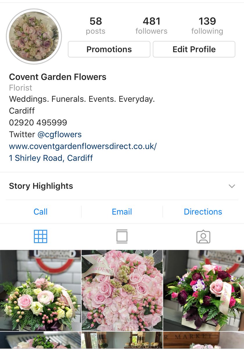 Don’t forget, we’re over on Instagram as well.. you can follow us by searching ‘coventgardenflowers’ 🥰