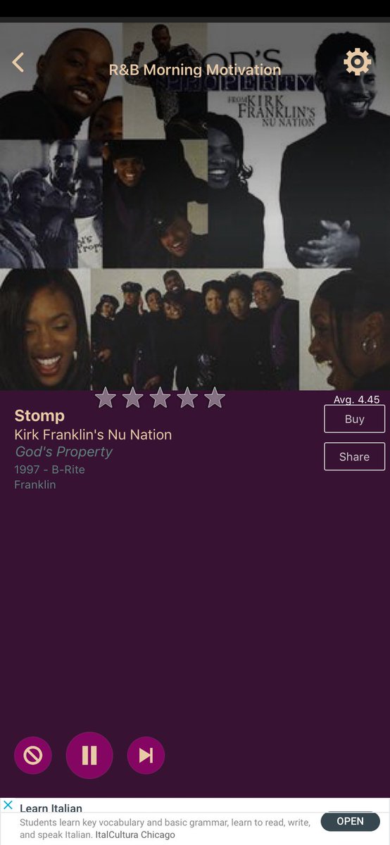 AccuRadioRandB's tweet photo. Stomp by Kirk Franklin's Nu Nation on AccuRadio R&amp;B Motivational mornin! https://t.co/rxIz8tizXa