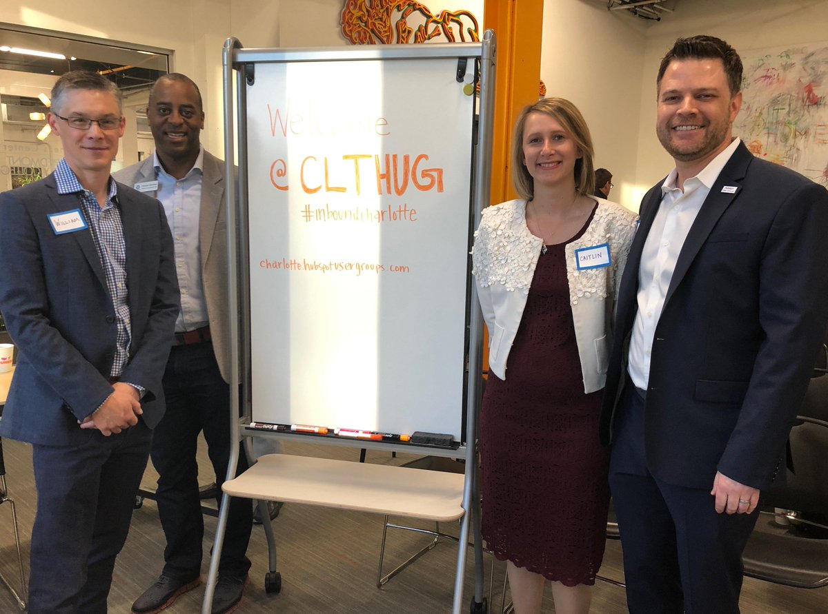 CLTHUG's tweet photo. The CLT HUG leadership board is ready for our kick-off event! We can't wait for a great discussion! #InboundCharlotte https://t.co/Ja3ilZJq5x