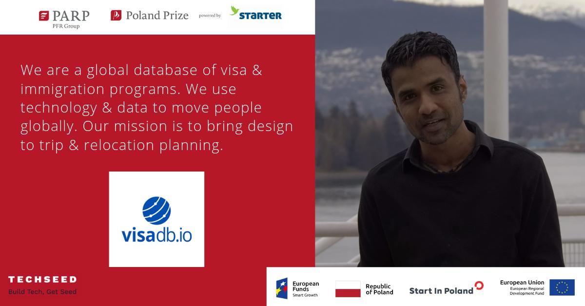 Say hello to our #accelerating #startup, <a href="/visadbio/">Global Immigration, tax & travel ✨</a>. They use #technology and #data to move people globally, plus monitor 200 government websites to make #visa search easier.

#techseedme #polandprize #accelerator #startups