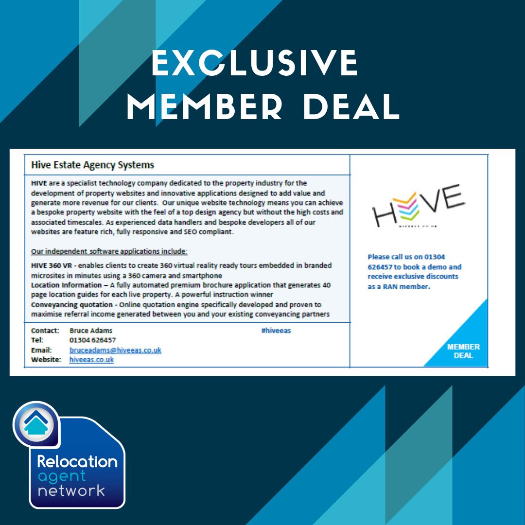 RelocationAgent's tweet photo. Exclusive Member Deal: @HiveEAS are a specialist technology company dedicated to the property industry for the development of property websites and innovative applications designed to add value and generate more revenue for their clients. Call Now for a FREE Demo #LocalExperts https://t.co/4Y42550jcp