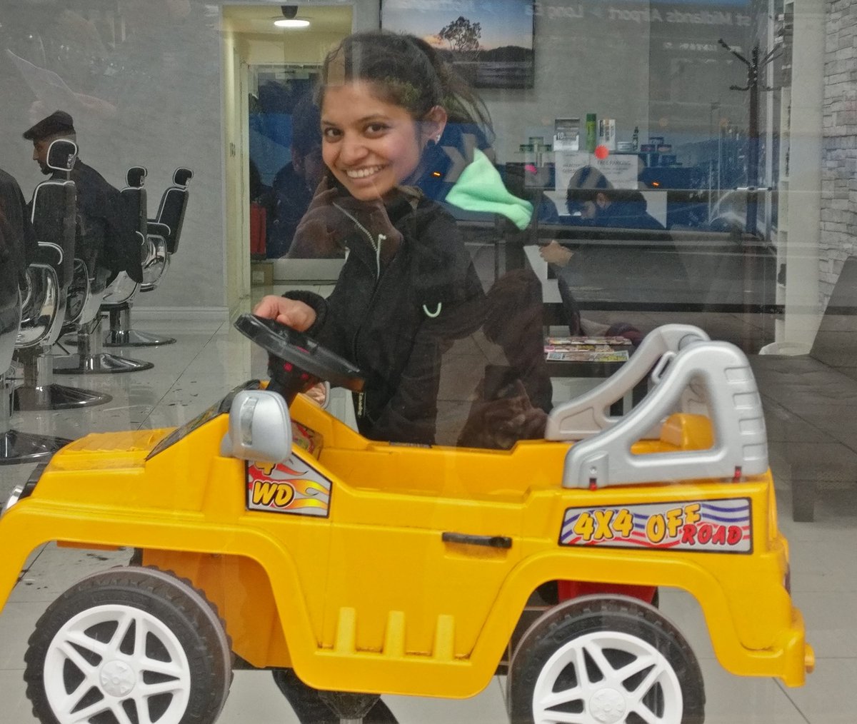 JamieTanna's tweet photo. We're running late for our Escape Room, so we've had to borrow transportation for the #GrowFunDay https://t.co/SEmv8rknrc