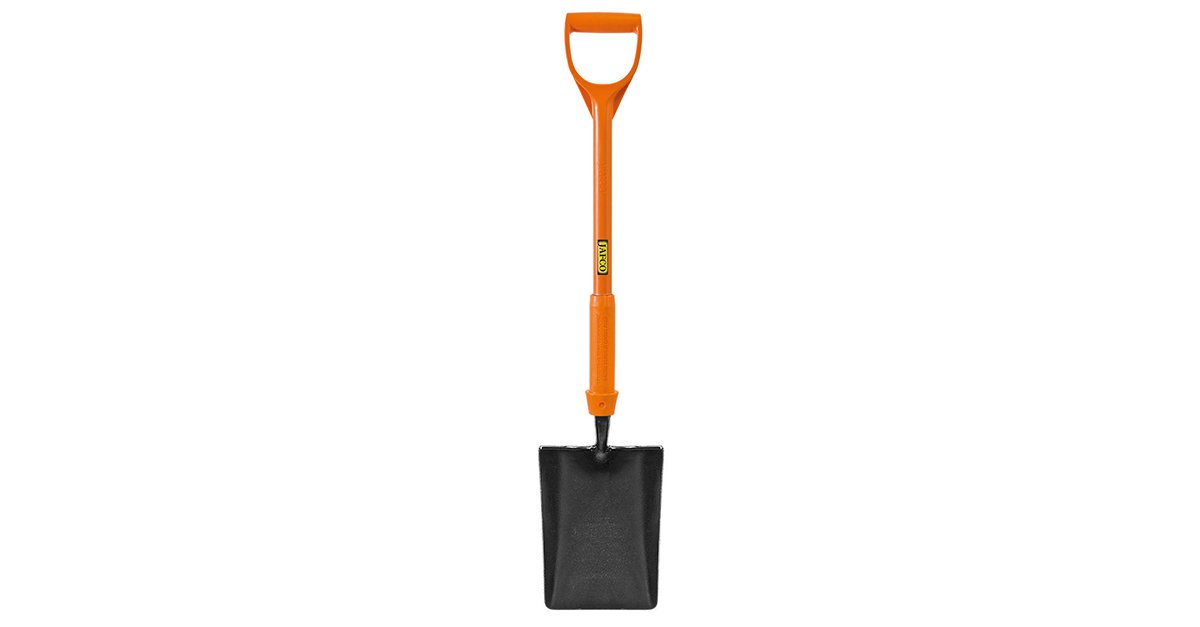 Jafco BS8020 Insulated Taper Mouth Shovel - Treaded, available from PF Cusack! For working on or near live cable and wires - individually tested to 10000V. Conforms to BS8020:2011, guaranteed to 1000V. Shop now: bit.ly/2IdmUBY   

#pfcusack #jafcotools #tools #rail #uk