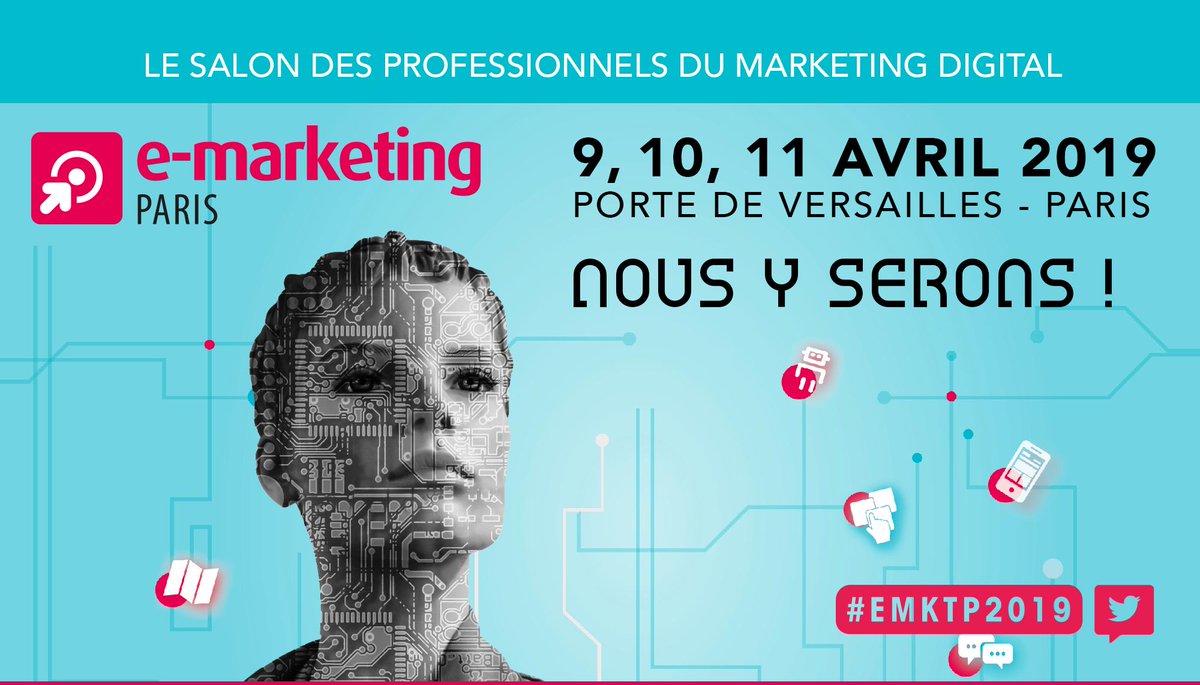 Vous êtes une #startup et vous lancez un nouveau produit ?

Rencontrez-nous au salon #EMKTP2019 les 9, 10 &amp; 11 avril prochains sur le startup village ! 🤗

Besoin d'un pass gratuit ? Grâce au E-Marketing Paris nous vous l'offrons 🎁
👉 bit.ly/EMKTP2019