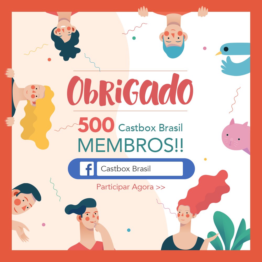 🥳Tão animado!! #Facebook grupo Castbox Brasil atingiu 500 MEMBROS!! Muito obrigado por usar #Castbox!🥰🥰
Vamos construir um ótimo mundo de #podcast juntos! Juntese a nós agora: facebook.com/groups/castbox…