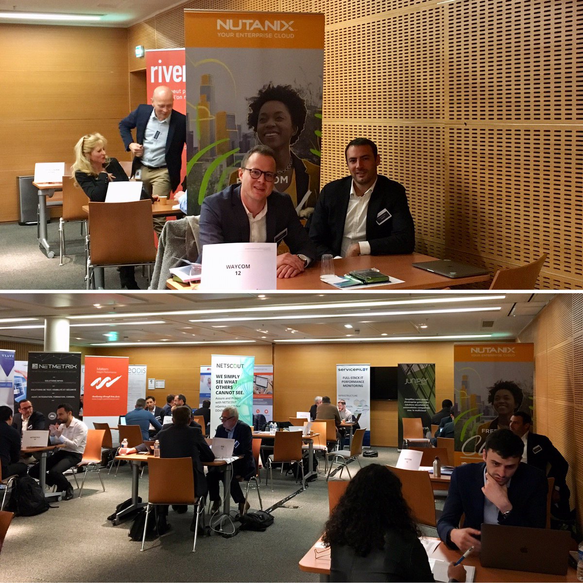 Waycom_Fr's tweet image. @Waycom_Fr et son partenaire @NutanixFrance étaient à @RDP_evenement  pour échanger sur la performance des #applications et des Infrastructures, ainsi que sur la stratégie multi #Cloud ... 💡 
#RunDIgitalPlatform #SécuritéIT #DevOps