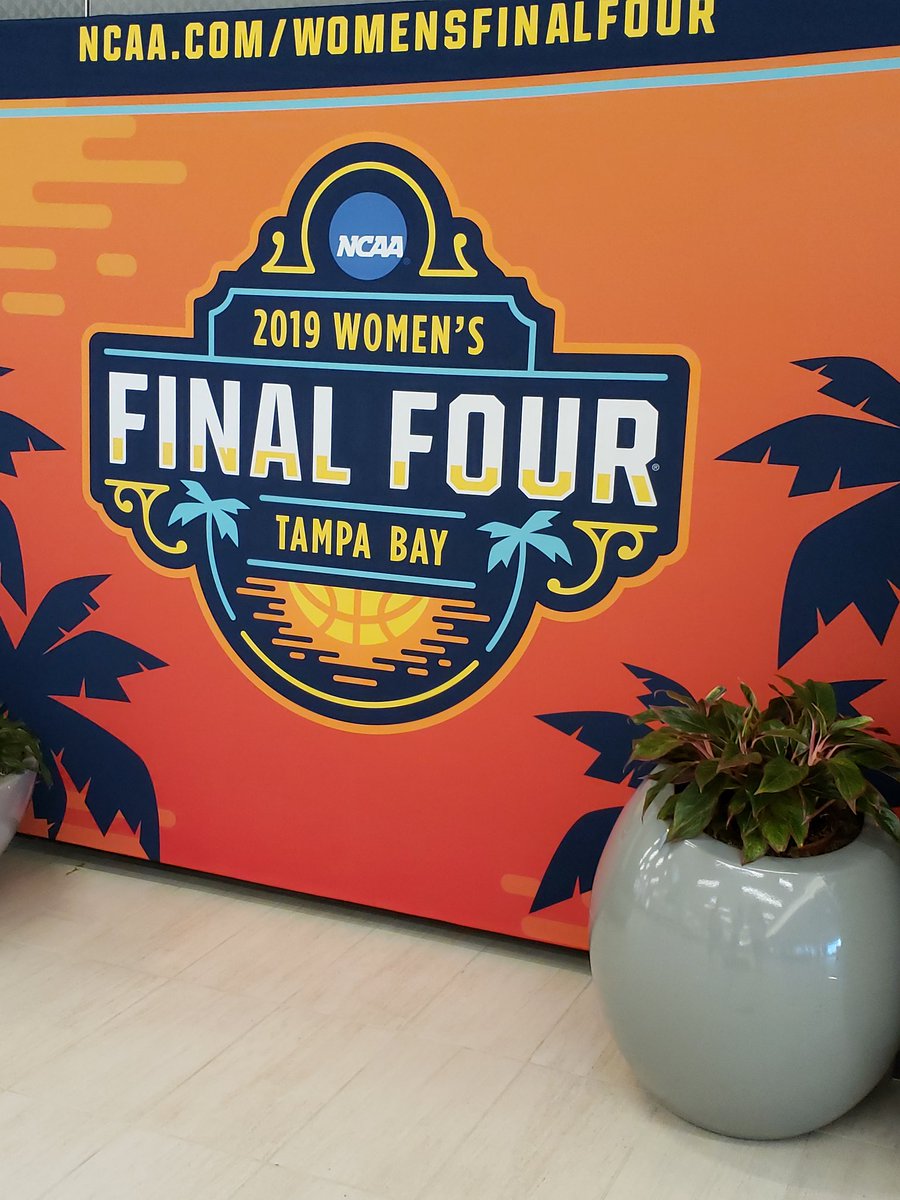WillMarchino's tweet photo. Day One in Tampa at #WBCA2019 #FinalFour Let's Go! https://t.co/e2Xt6hzPrB