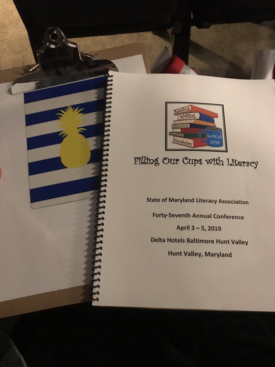 Ready for another day of learning at SoMLA conference! <a href="/PtPleasantAACPS/">PtPleasantAACPS</a>