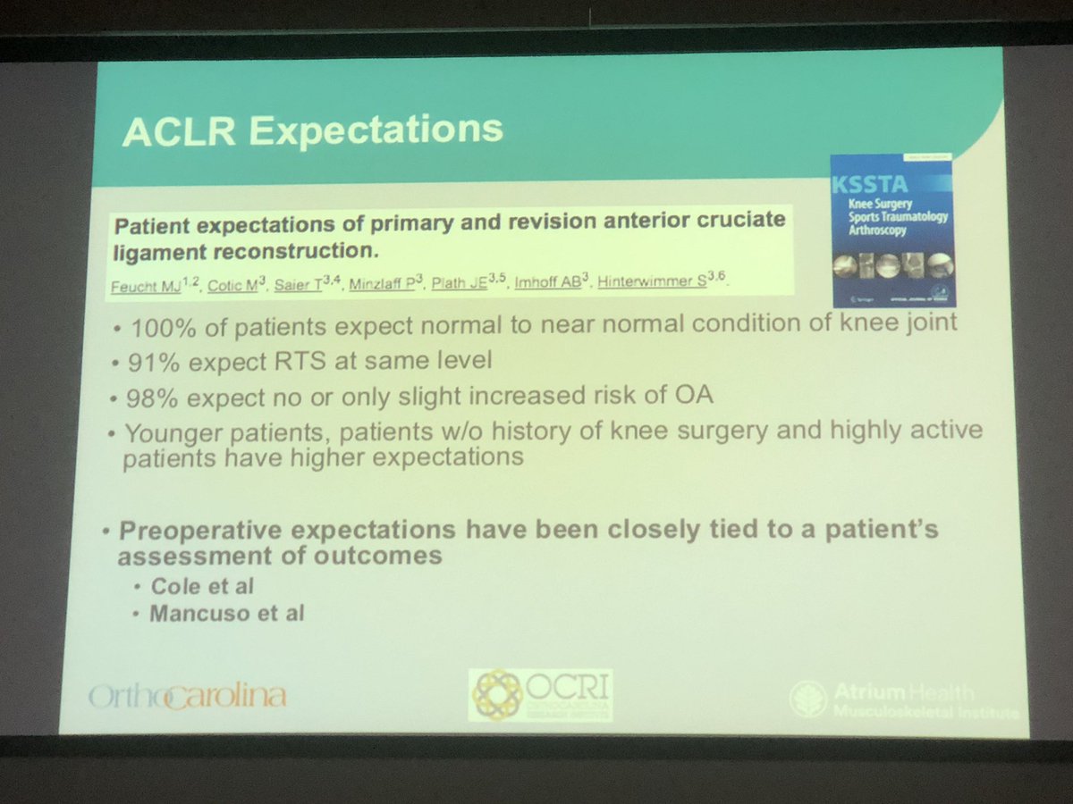 CMC_OrthoRes's tweet photo. Great talk this morning at Grand Rounds by budding sports doc Scott Dart, MD. Focus on outcomes and patient expectations. #ACLR #MOON @OrthoCarolina @AtriumHealth #MSKI https://t.co/S7gUtSH955
