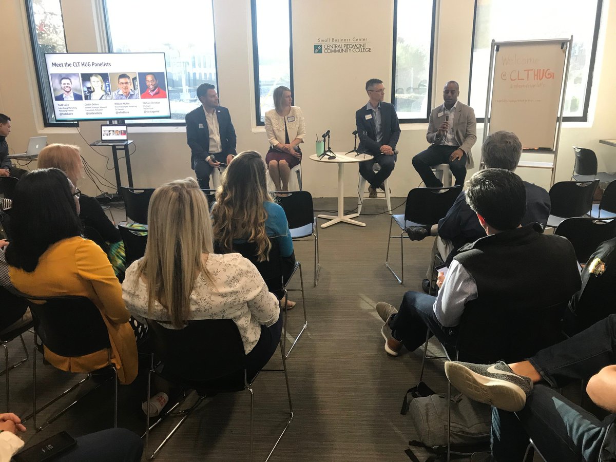 CLTHUG's tweet photo. There's still a lot of old school mentality. I can't tell you how many companies I go to who don't have a line item for marketing. There's still some companies who think this internet thing won't be around long. - Michael Christian #InboundCharlotte https://t.co/lFxLhnMgbL