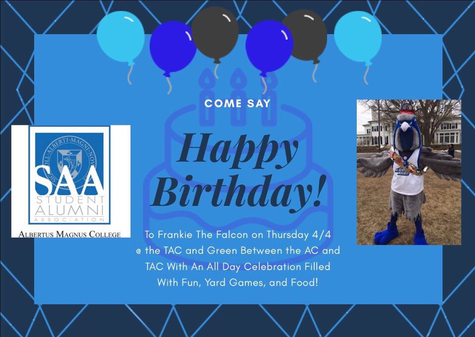 We’re closing out #ILoveAlbertus Week with a birthday celebration for our #fearlessfalcon!