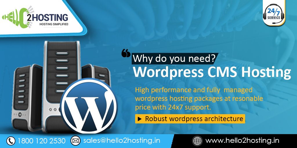 Hello2HostingIn's tweet image. Host your sites on the #1 #Wordpress #hosting platform with #Hello2hosting. Best hosting with #SSL, managed #backups and 24/7 support.

Order Now: hello2hosting.in/hosting/cms-ho…