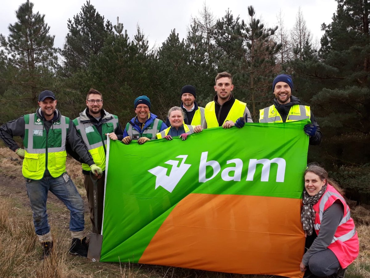 BAMGroup_EU's tweet photo. Here's to the future! #BAM150 RT @BAMConstructUK As part of our 150th anniversary celebrations colleagues from our North West region are braving the cold today and planting trees with @CityofTreesMcr 

#BAM150 #OneBAM #EnhancingLives https://t.co/XeokE1M0xa