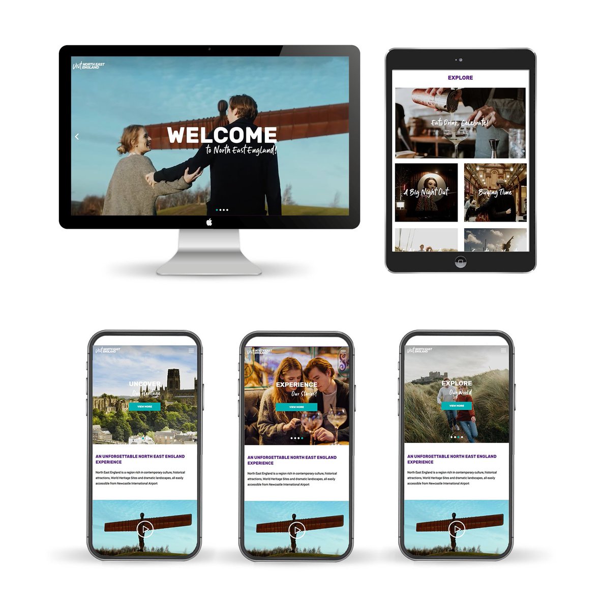 visitneengland's tweet photo. We are pleased to announce that our website is now LIVE! Check it out to uncover, explore and experience North East England 😀https://t.co/MnIA5fIodr #visitnortheastengland https://t.co/0HecKOKpB2