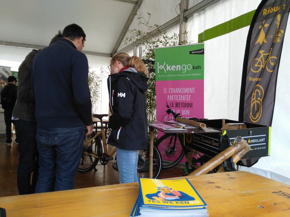 Kengo_BZH's tweet photo. Merci d'être venus voir @Kengo_BZH et Breizh Bamboo Bike (vélos en bambou Made in Breizh) à la @SEDDBREST #développementdurable @BrestFr @ENIB_INFO @IMTAtlantique @UBO_UnivBrest @cmarkea @FINISTERE2PT9 @ENSTABretagne @PepSEbrest @GroupeLaPoste @recygo @CampusResp @REFEDD @ONU_fr https://t.co/9quG2VzwtO
