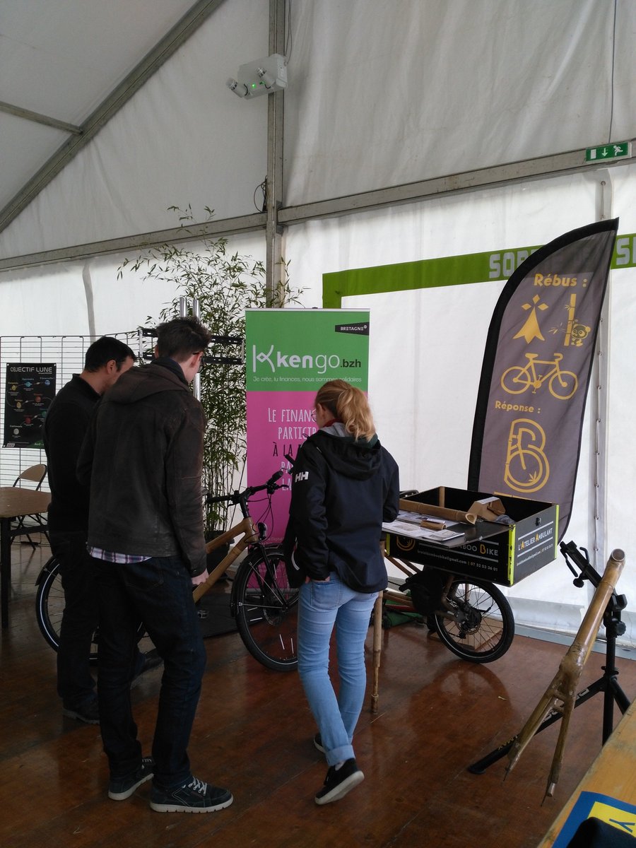 Kengo_BZH's tweet photo. Merci d'être venus voir @Kengo_BZH et Breizh Bamboo Bike (vélos en bambou Made in Breizh) à la @SEDDBREST #développementdurable @BrestFr @ENIB_INFO @IMTAtlantique @UBO_UnivBrest @cmarkea @FINISTERE2PT9 @ENSTABretagne @PepSEbrest @GroupeLaPoste @recygo @CampusResp @REFEDD @ONU_fr https://t.co/9quG2VzwtO