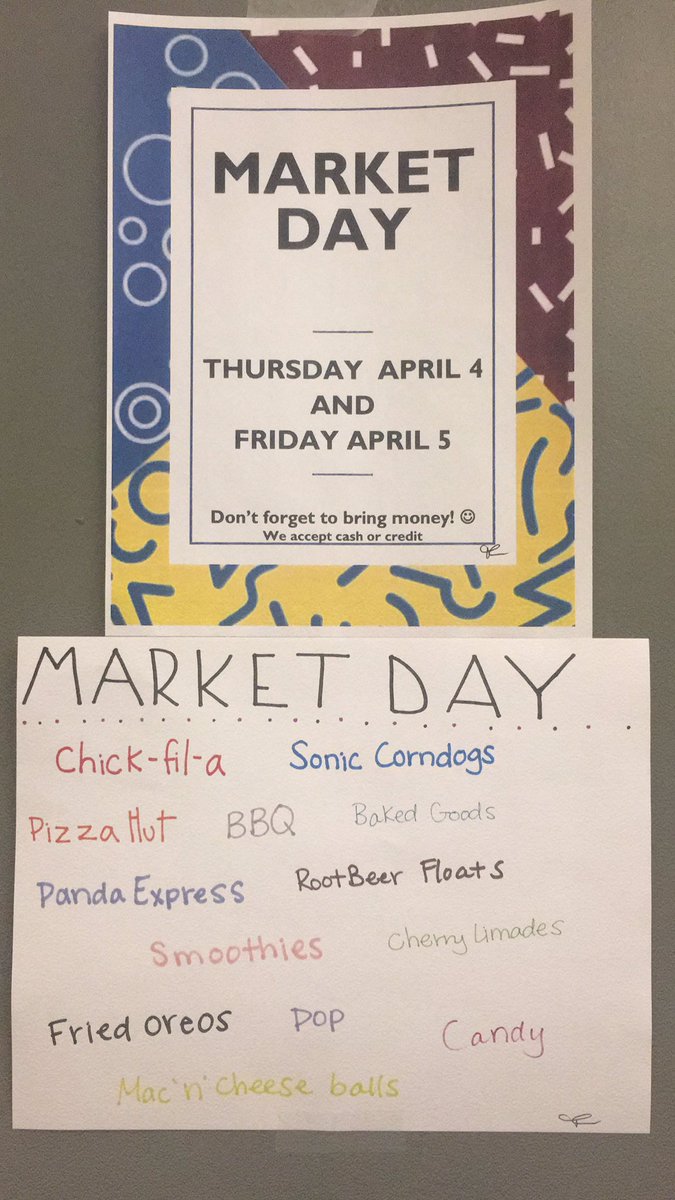 Here’s what you’ll be seeing at Market Day TODAY and TOMORROW! 👊