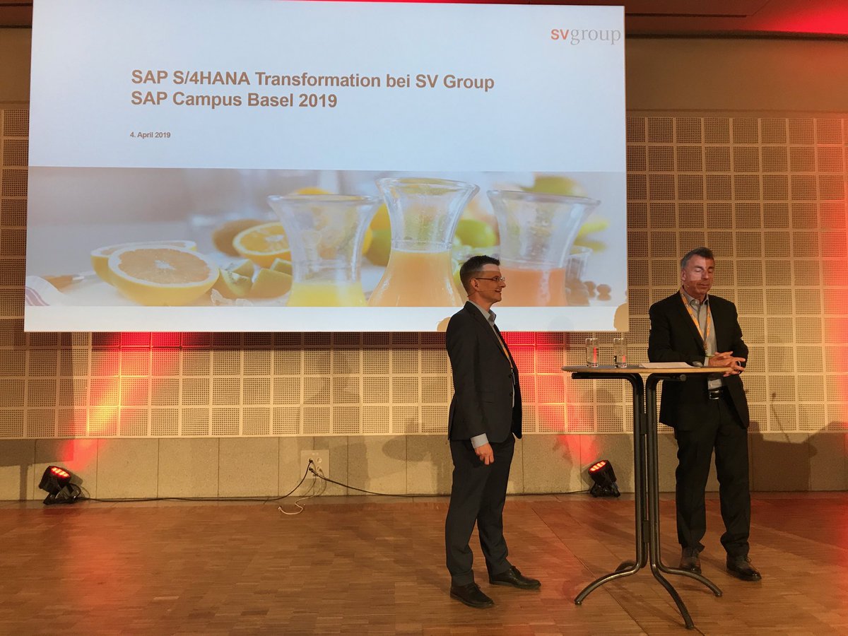 macgossau's tweet photo. #SAP #S4HANA Brownfield Einführung bei der #SVGroup - Einfach nur ein Erfolg https://t.co/IMf41RbdbP