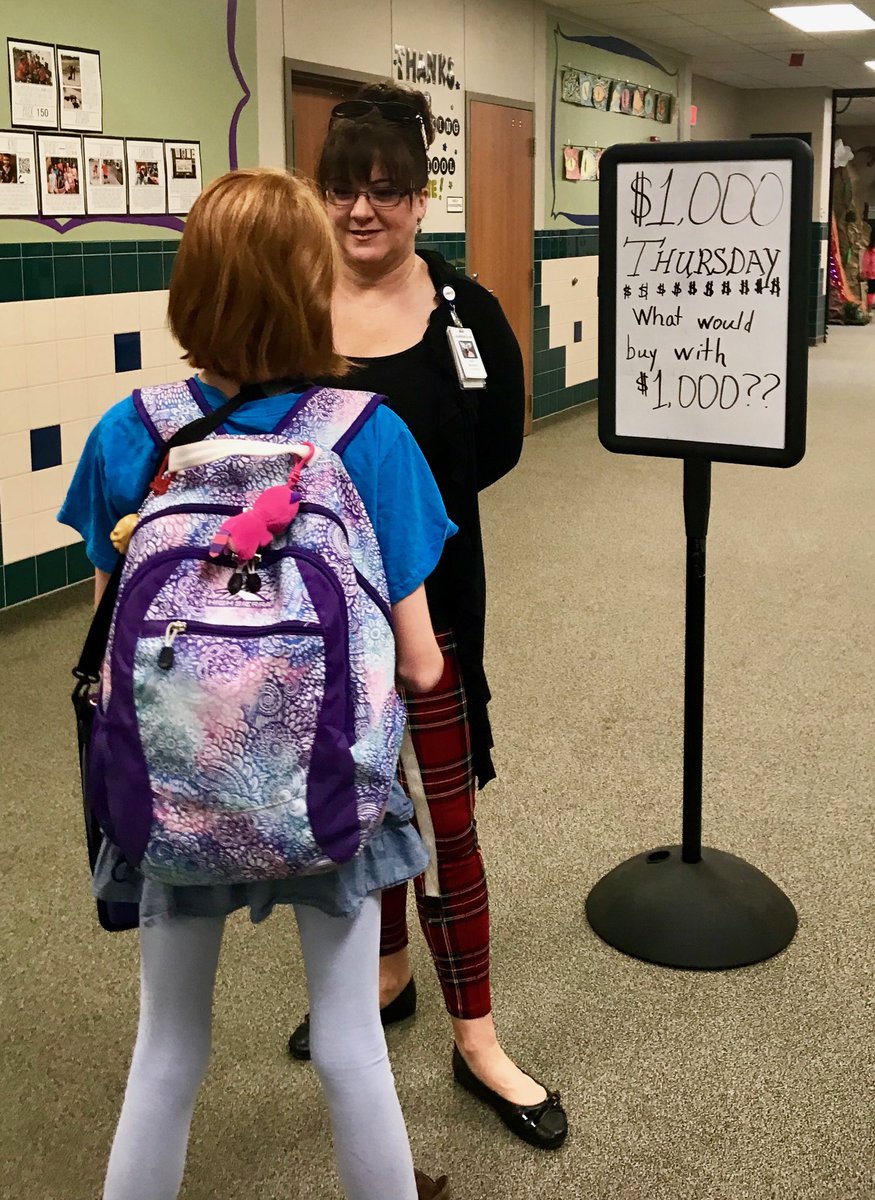 MohlerBeth's tweet photo. So proud of our Rancher Leaders. When asked what they’d buy with $1,000, the top answer was donate it. Ok, second answer was a sports car. #restorativepractices #LISDinspire https://t.co/4HSWiCQT8R